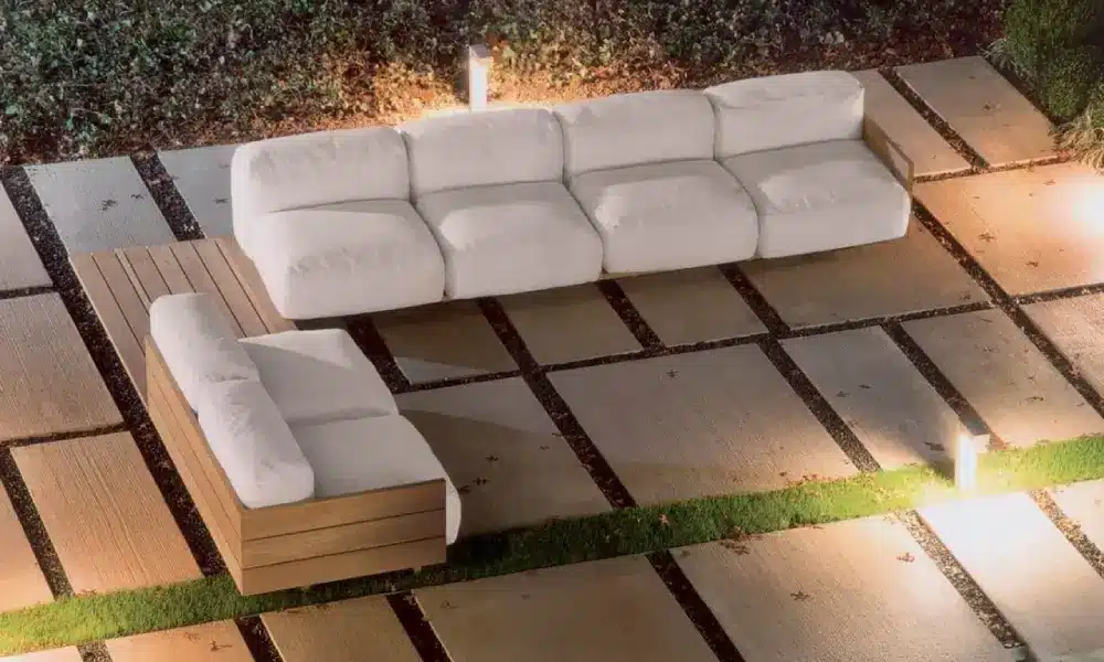 Collezioni Outdoor Pallet Sofa Piero Lissoni Ambientata