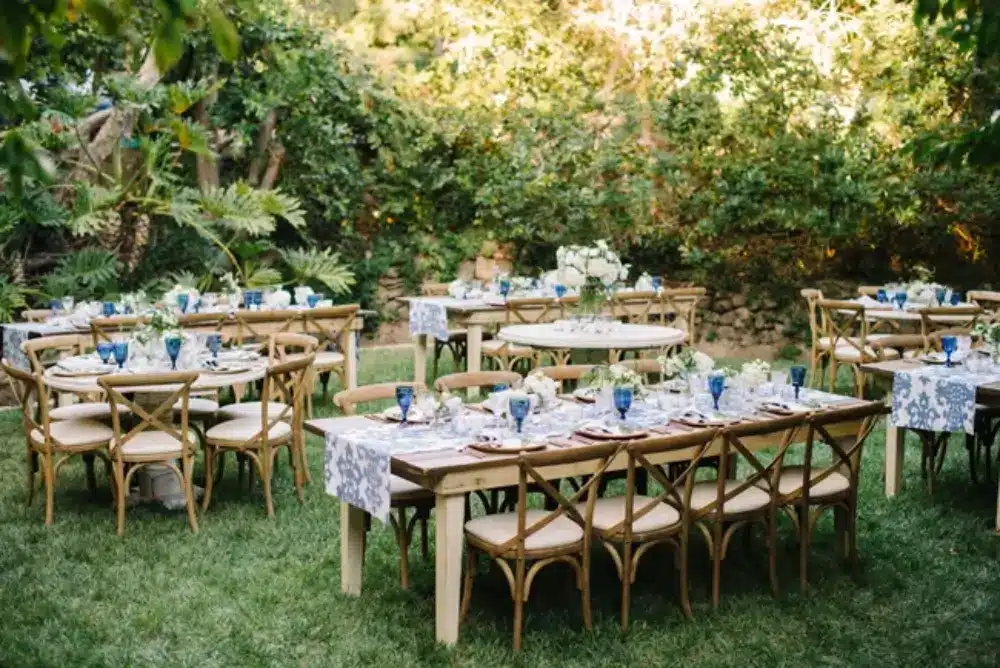 Elegant Garden Dinner Party