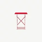 Flower Rectangular Folding Table 55x70