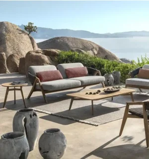 Knit 3 Seater Sofa - Image 3