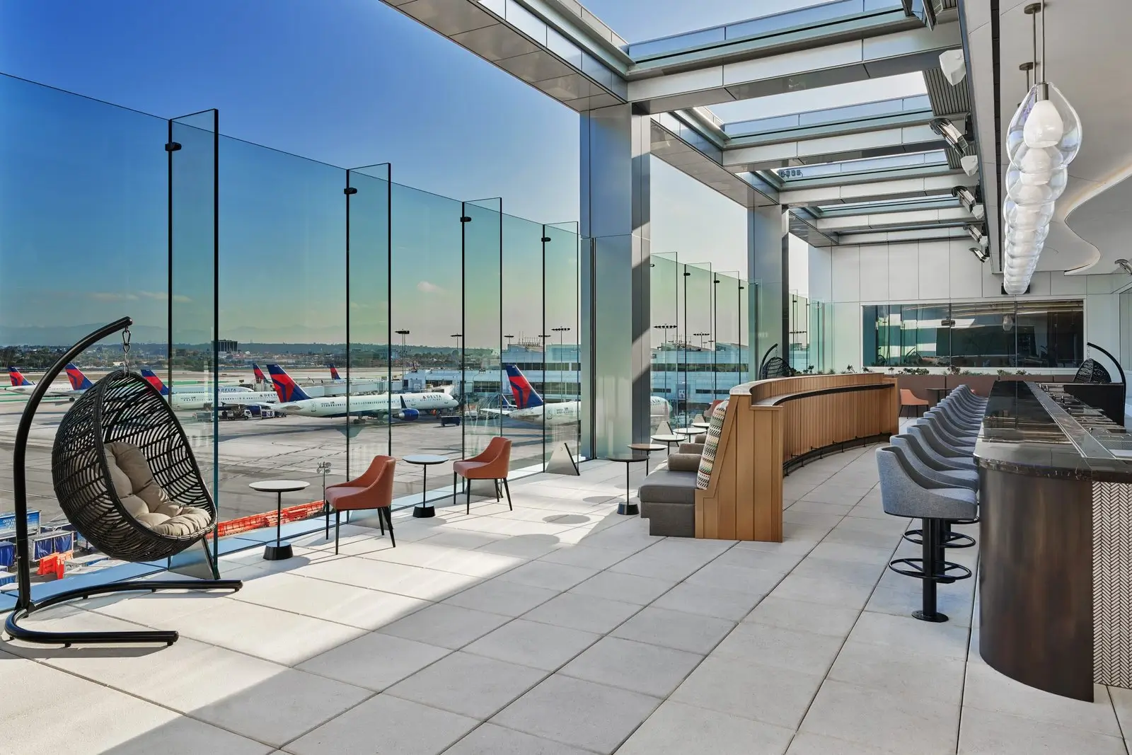 Delta Skye lounge LAX