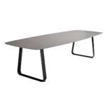 CURVE Dining Table Faux Elyps 2