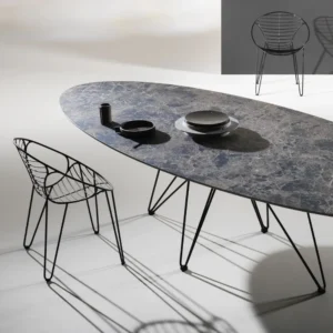 Wire Elyps Dining Table 2