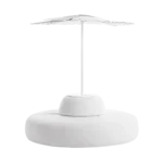 Ensombra Folding parasol poufs and side table