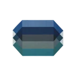 Diamond blue-green rug