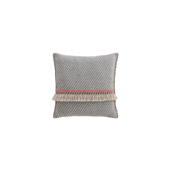Garden Layers Big Cushion diagonal almond-blue