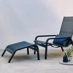 Stack Pouf for high back lounge chair 1