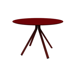 Stack Round column leg dining table