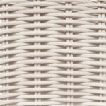 Synthetic Outdoor Rattan — White