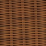 Synthetic Outdoor Rattan — Chestnut