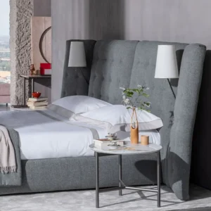 Angle With side panels quilted headboard - Image 4