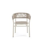Kilt Aluminum Outdoor Dining Armchair