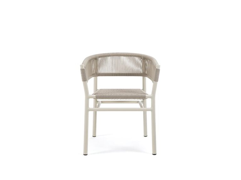 Kilt Aluminum Outdoor Dining Armchair