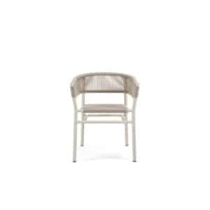 Kilt Aluminum Outdoor Dining Armchair