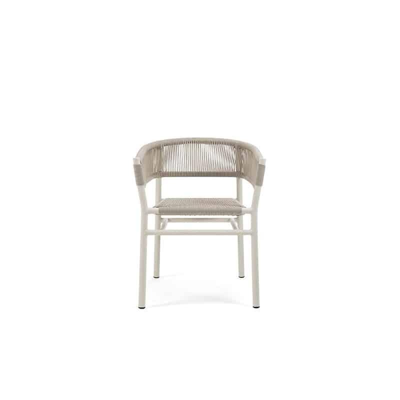 Kilt_Diningallu Kilt Aluminum Outdoor Dining Armchair