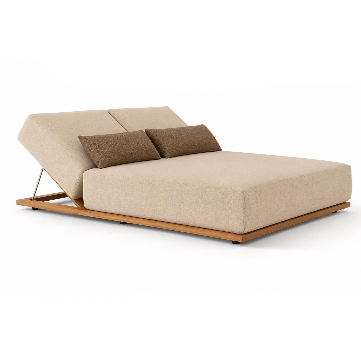 image4 Morbido Double Sunbed | Adjustable Luxury Outdoor Chaise by Melaaura