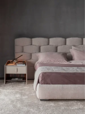 Majal wide headboard Double Bed - Image 6