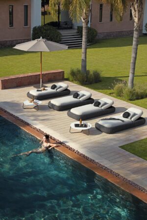 Kobo Rope Sun Lounger - Image 14