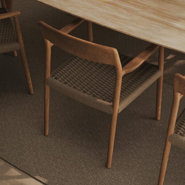 Manutti Tamo Teak Dining Chair - view 2