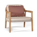 Yiko Lounge Chair with Piping