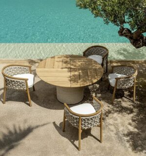 Patio Dining Armchair by Ethimo