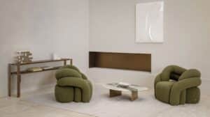 Abbraccio Armchair by Rugiano