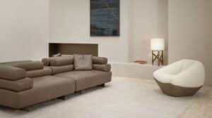 Iside Armchair by Rugiano
