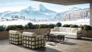 Dafne Outdoor Sofa by Rugiano