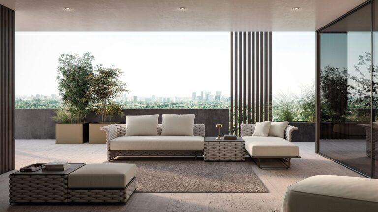 Marina Corda Soft Coffee Table by Rugiano
