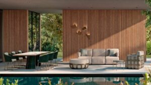 Dafne Outdoor Pouf by Rugiano