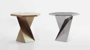 Twist Side Table by Rugiano
