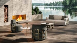 Dafne Outdoor Sofa by Rugiano