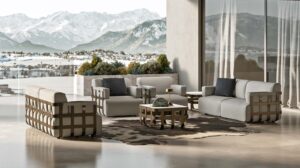 Dafne Outdoor Sofa by Rugiano