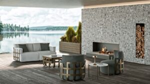 Dafne Outdoor Sofa by Rugiano