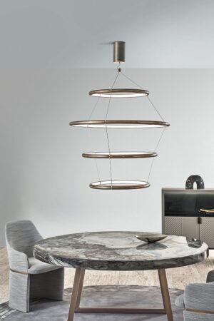 Decoro Round Dining Table by Rugiano