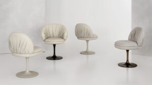 Fandango Swivel Dining Chair by Rugiano