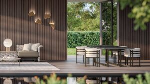 Mirage Outdoor Table by Rugiano