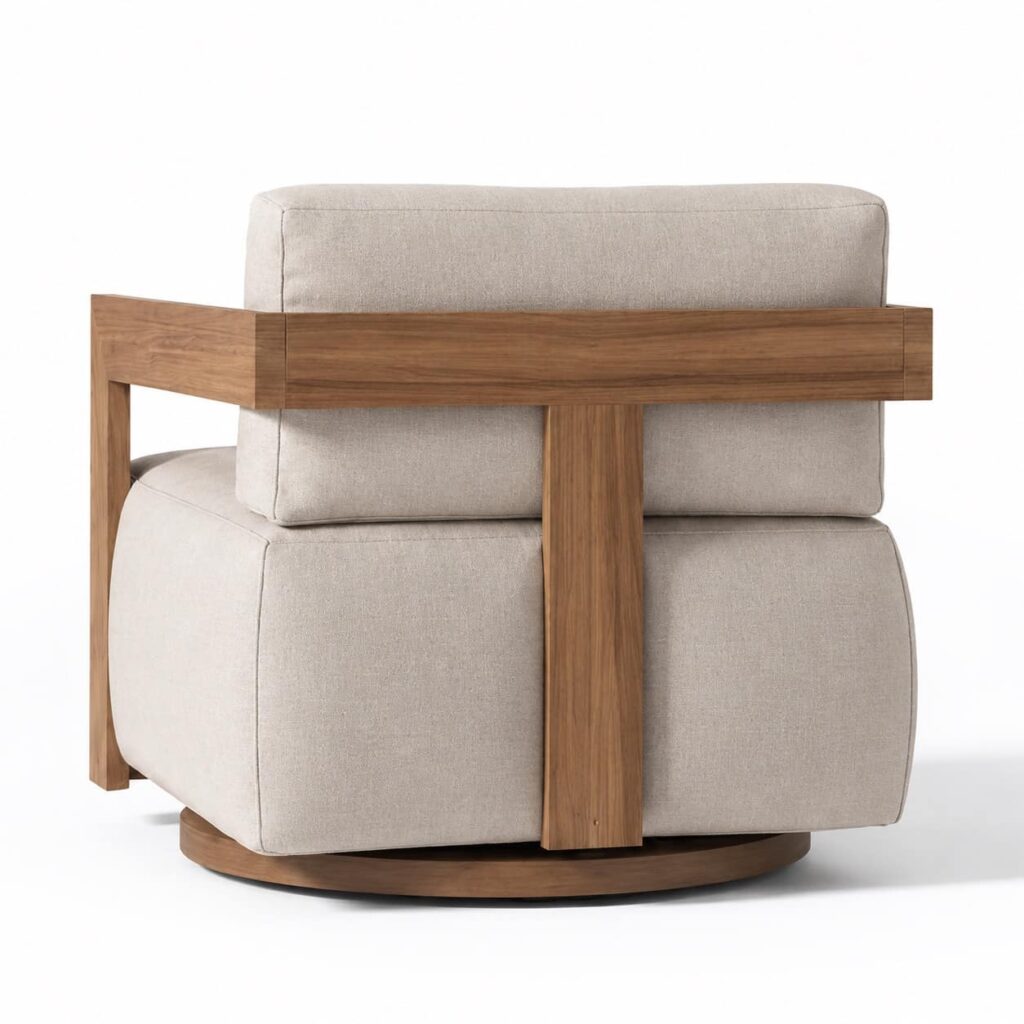 Morbido Swivel Chair by Melaaura