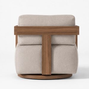Morbido Swivel Chair by Melaaura