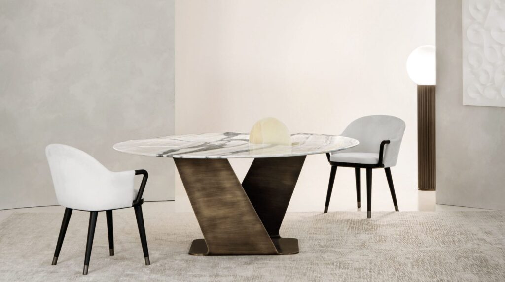 Wally Round Dining Table by Rugiano