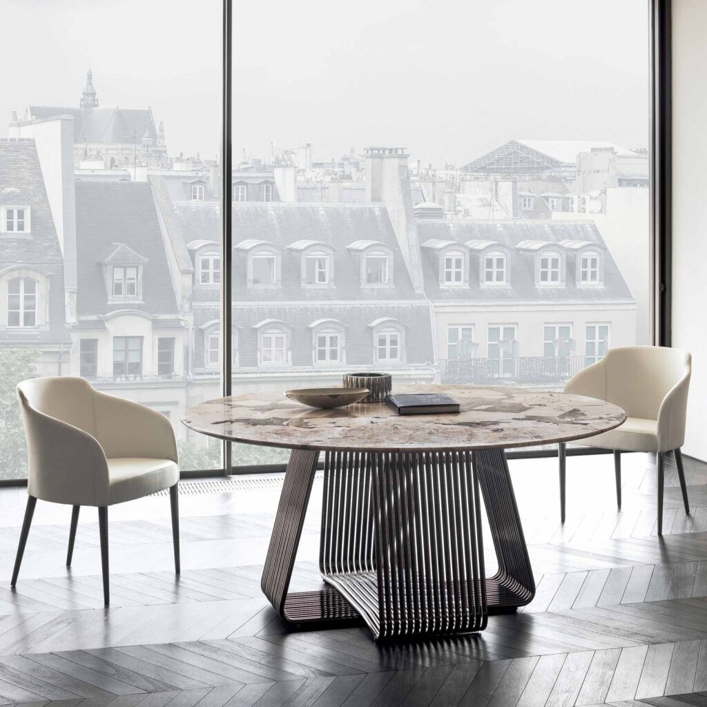 Alyson Round Dining Table by Rugiano