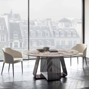Alyson Round Dining Table by Rugiano