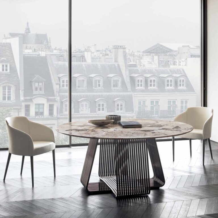 Alyson Round Dining Table by Rugiano