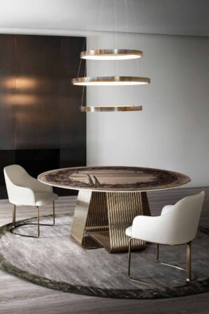 Alyson Round Dining Table by Rugiano
