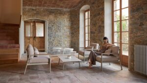 Aram High Stool by Gandia Blasco