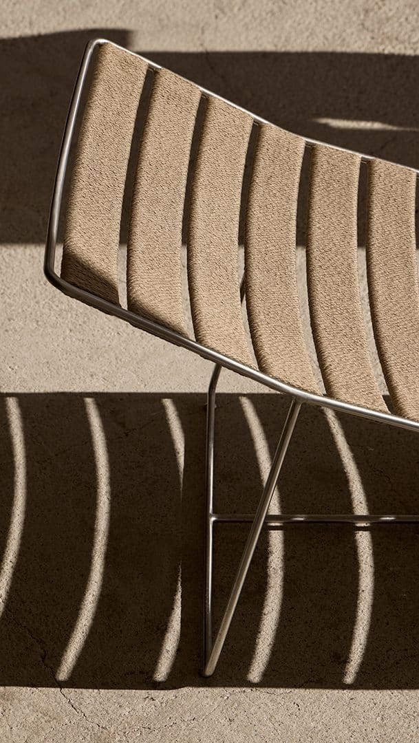 Cord Chaise Lounge by Gandia Blasco