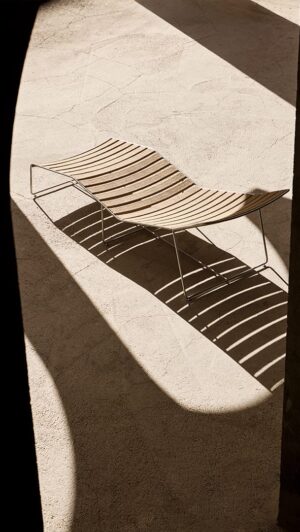 Cord Chaise Lounge by Gandia Blasco