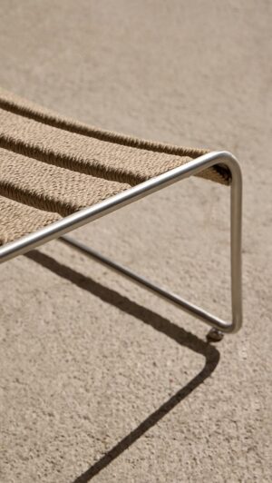 Cord Chaise Lounge by Gandia Blasco