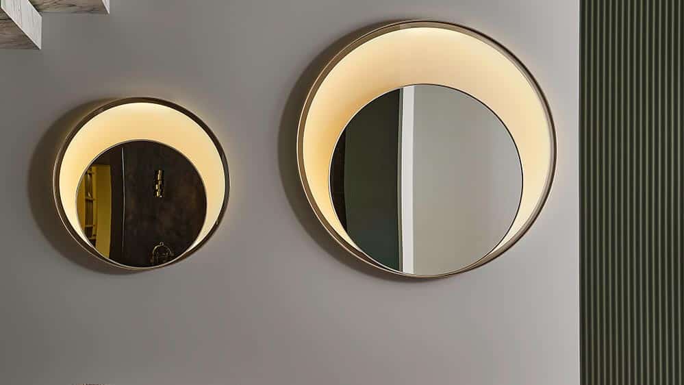 Double Ring Mirror by Rugiano