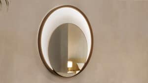 Double Ring Mirror by Rugiano